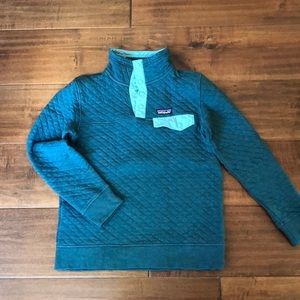 Patagonia organic cotton quilted sweatshirt